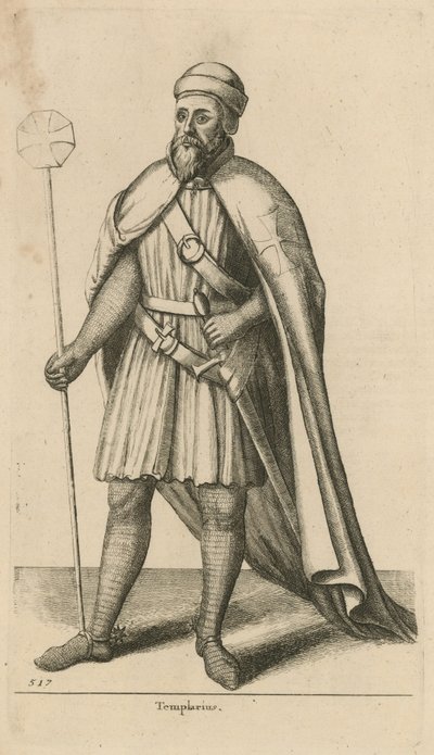 Templar by Wenceslaus Hollar